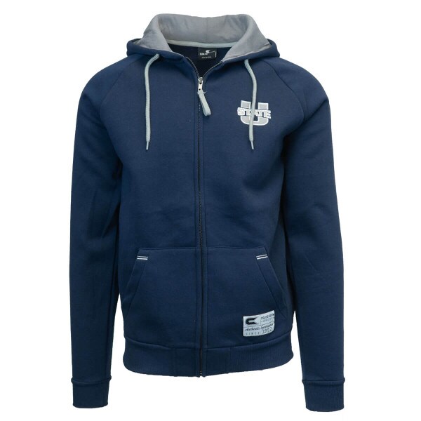 U-State Navy Fleece-Lined Full-Zip Sweatshirt Men's